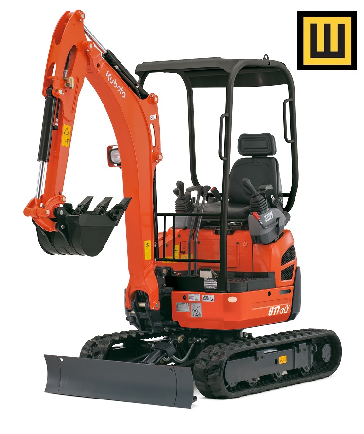 Jak pracować minikoparką Kubota U17 – poradnik dla początkujących operatorów
