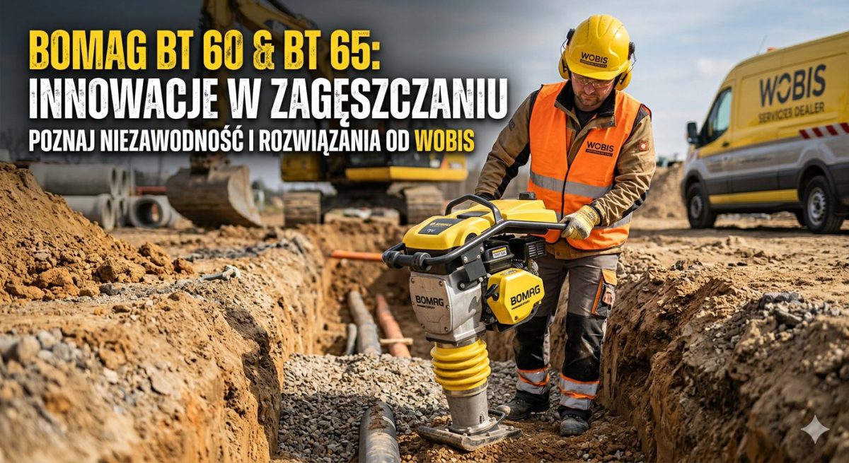 Bomag – Innowacje w zagęszczaniu: Przegląd ubijaków BT 60 i BT 65